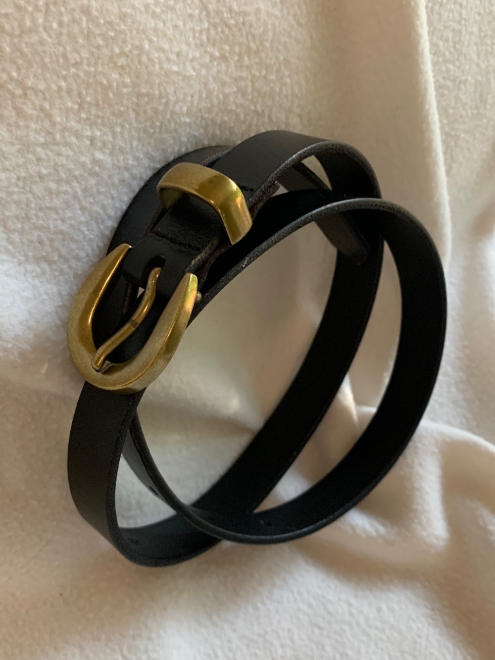 Madewell Black Leather Belt